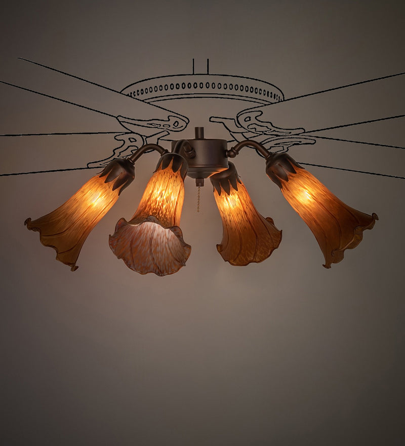 Meyda Tiffany 261503 Four Light Fan Light