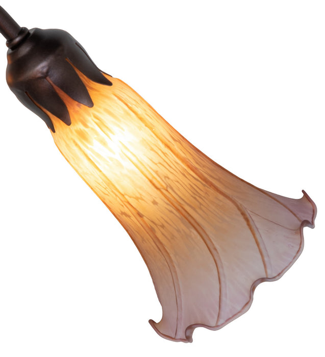 Meyda Tiffany 261506 Four Light Fan Light, Mahogany Bronze