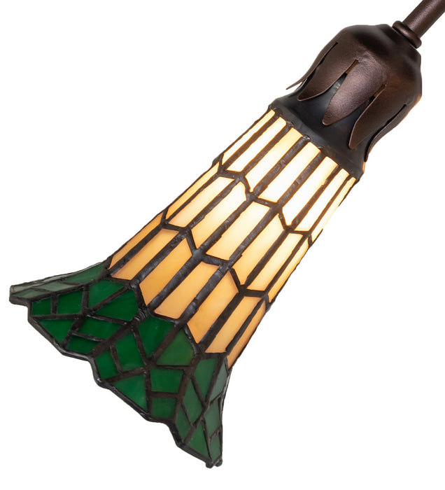 Meyda Tiffany 261513 Four Light Fan Light, Mahogany Bronze