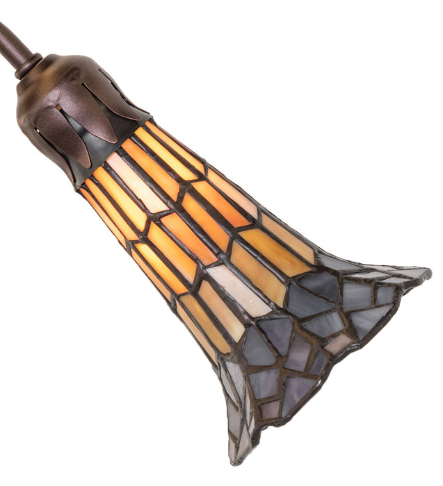 Meyda Tiffany 261515 Four Light Fan Light, Mahogany Bronze