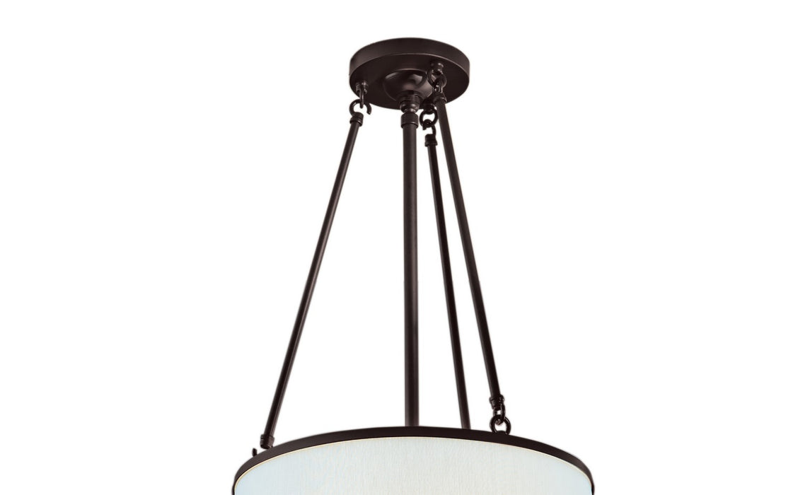 Norwell Lighting 5280_BR_CS Three Light Chandelier, Bronze