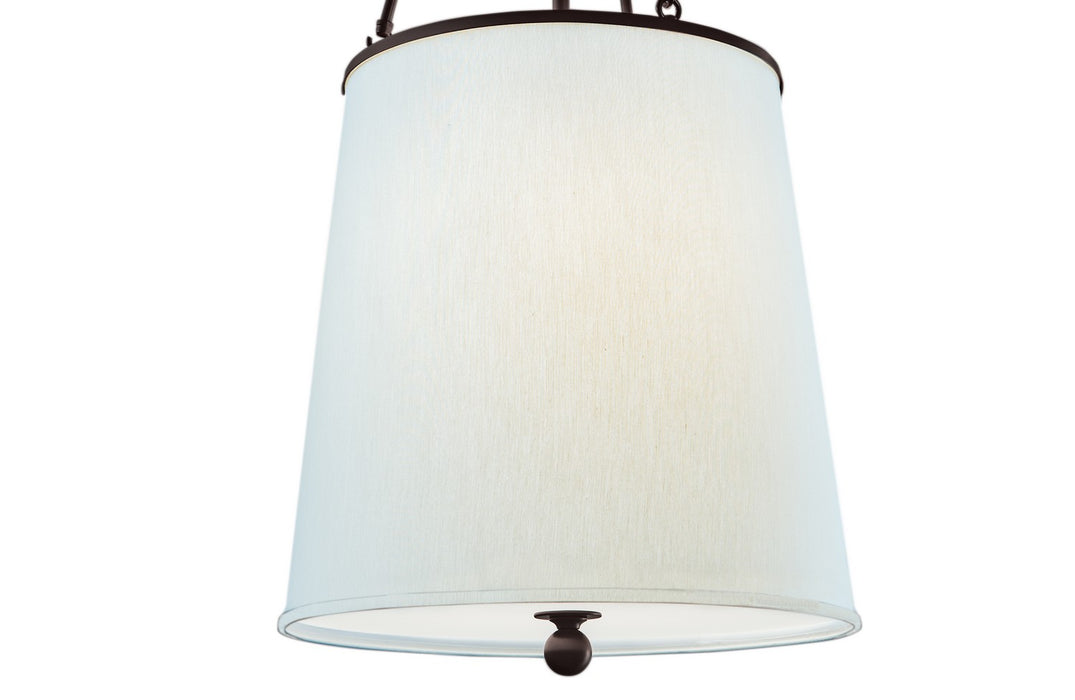 Norwell Lighting 5280_BR_CS Three Light Chandelier, Bronze