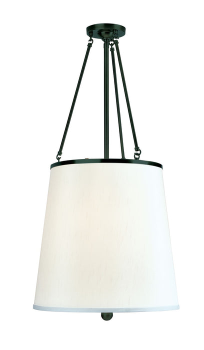 Norwell Lighting 5280_MB_CS Three Light Chandelier, Matte Black