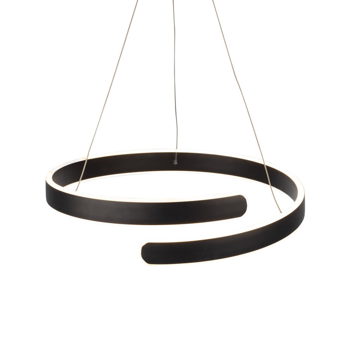 Artcraft AC7619BK LED Chandelier, Black