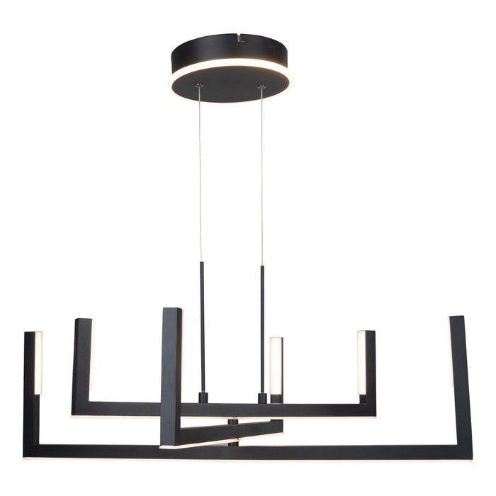 Artcraft AC6776BK LED Chandelier, Black