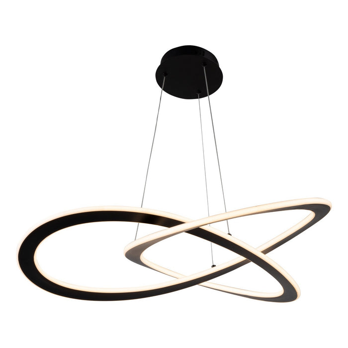 Artcraft AC7079BK LED Chandelier, Black