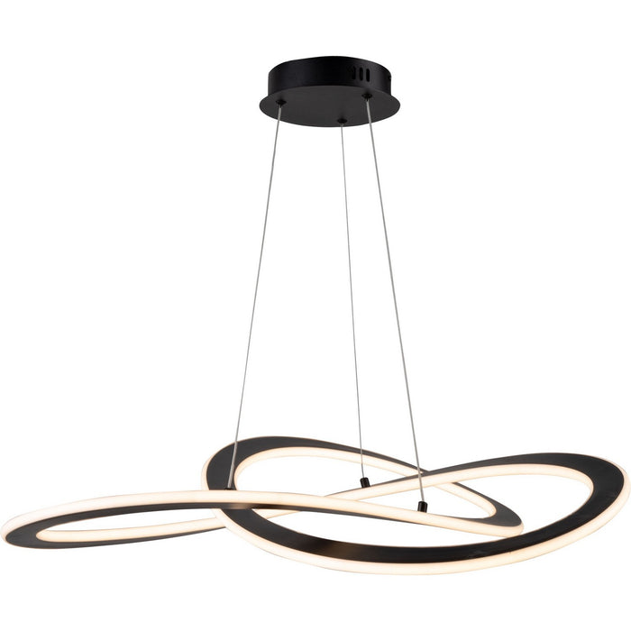 Artcraft AC7079BK LED Chandelier, Black