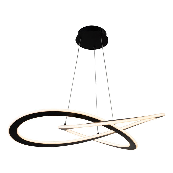 Artcraft AC7079BK LED Chandelier, Black