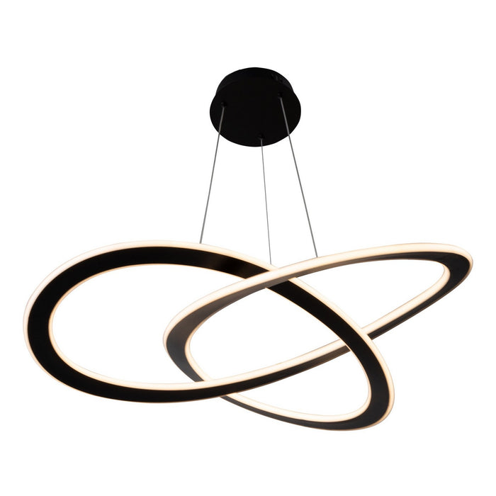 Artcraft AC7079BK LED Chandelier, Black