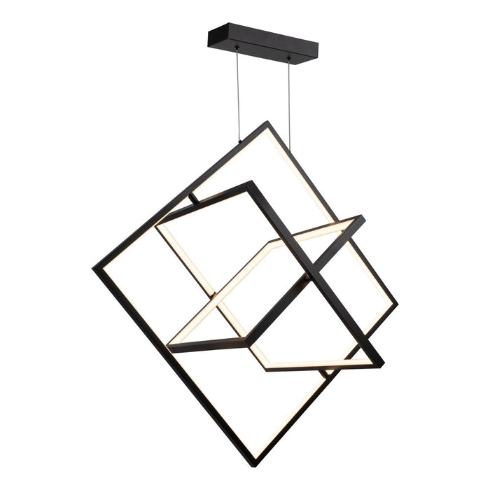 Artcraft AC7624BK LED Chandelier, Black
