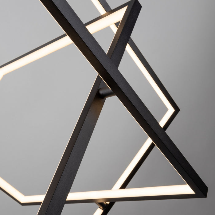 Artcraft AC7624BK LED Chandelier, Black