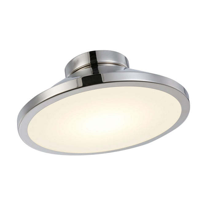 Artcraft AC7021PN LED Flush Mount, Nickel