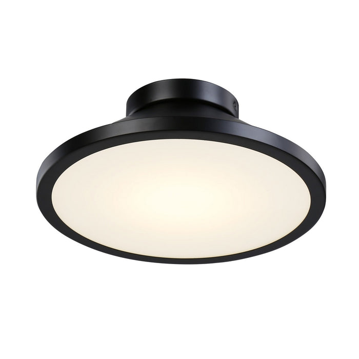 Artcraft AC7021BK LED Flush Mount, Black