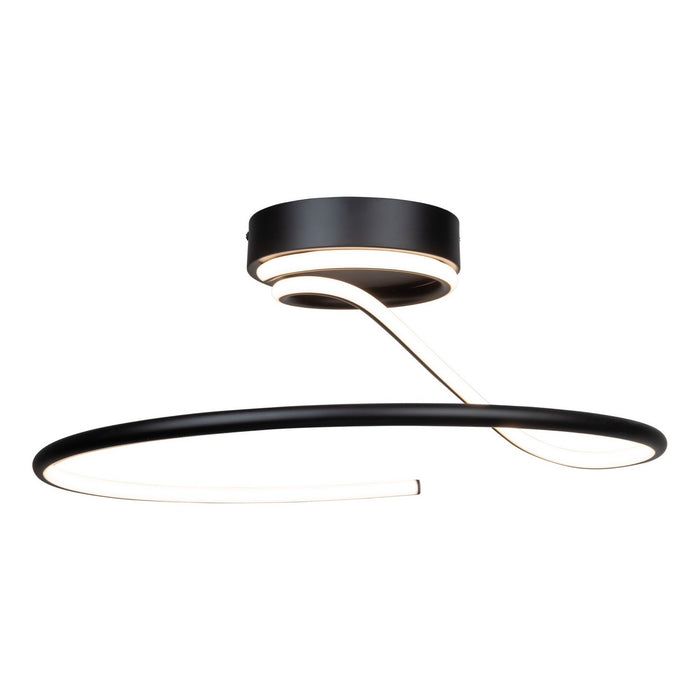 Artcraft AC6633BK LED Semi-Flush Mount, Black