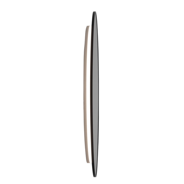 Artcraft AM327 LED Wall Mirror, Matte Black