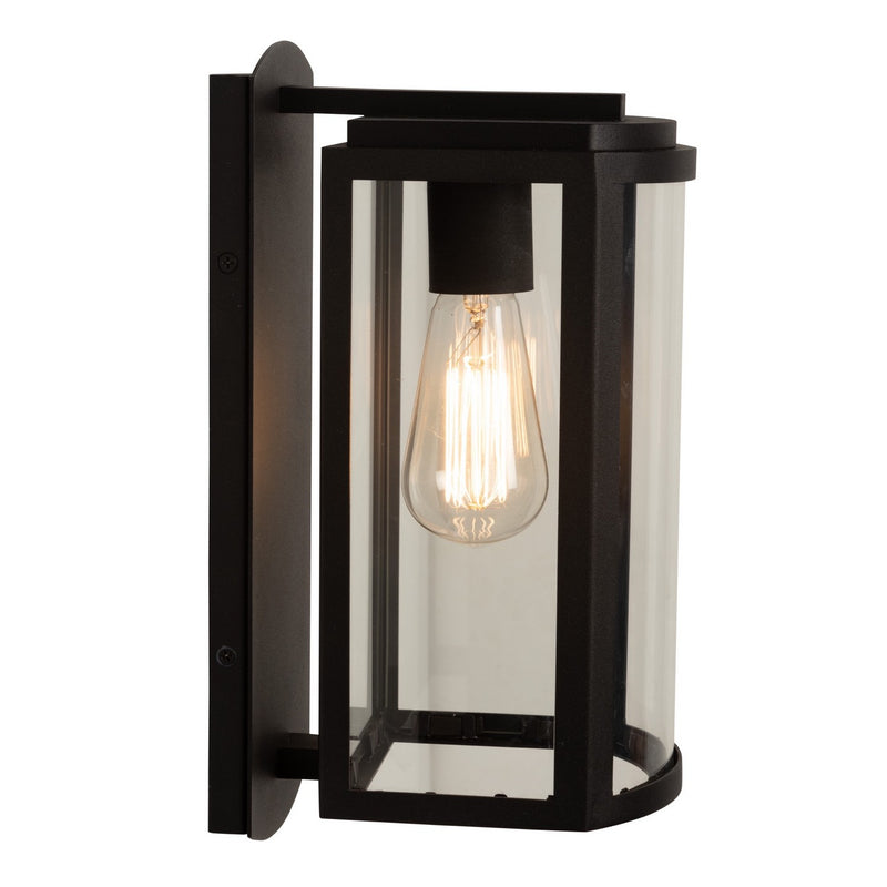 Artcraft AC8691BK One Light Outdoor Wall Mount, Matte Black