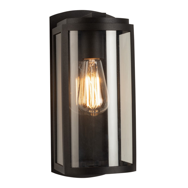 Artcraft AC8691BK One Light Outdoor Wall Mount, Matte Black