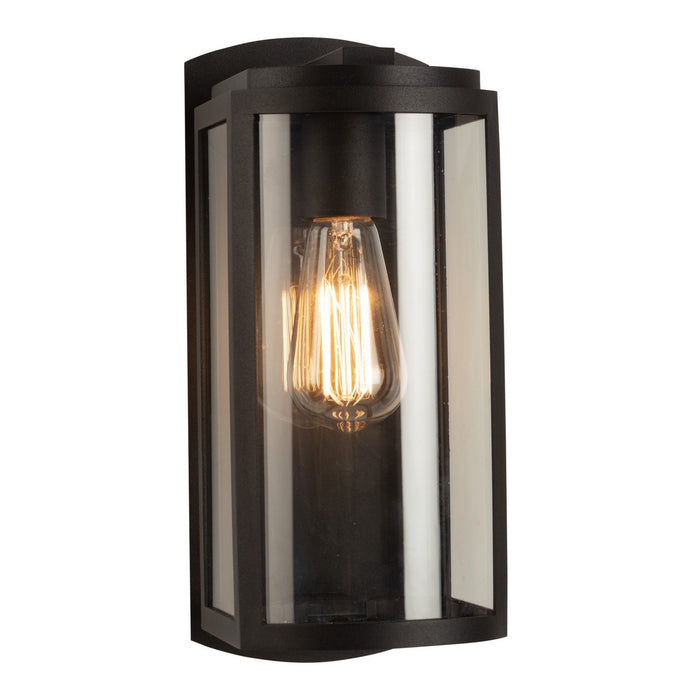 Artcraft AC8691BK One Light Outdoor Wall Mount, Matte Black