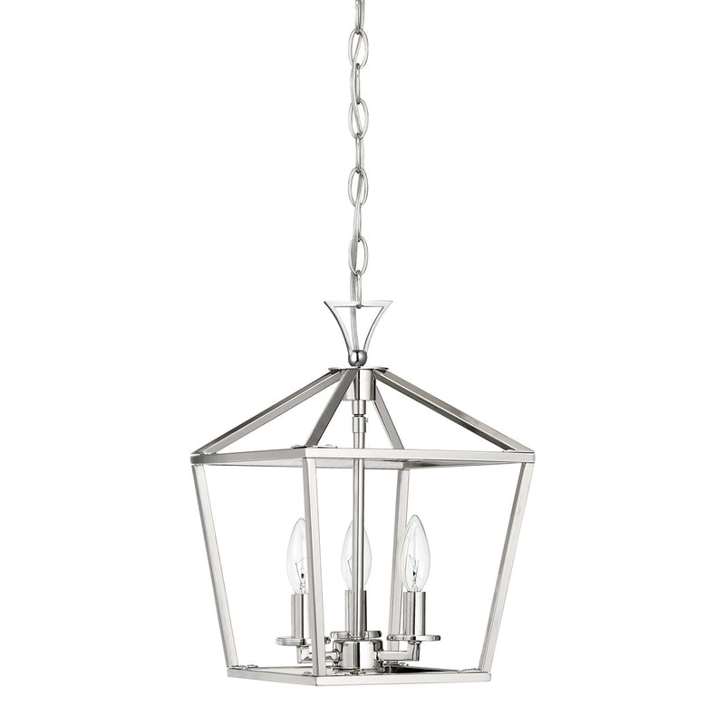 Savoy House 3-420-3-109 Three Light Pendant, Polished Nickel