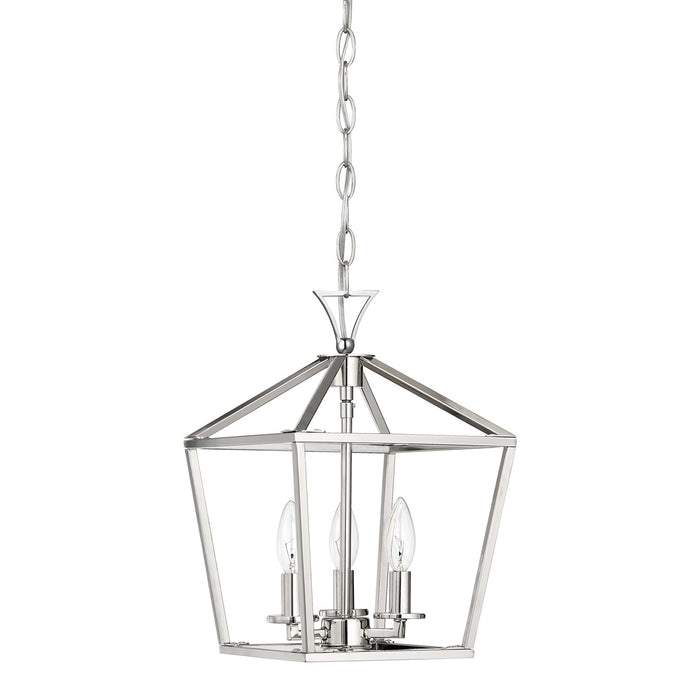 Savoy House 3-420-3-109 Three Light Pendant, Polished Nickel