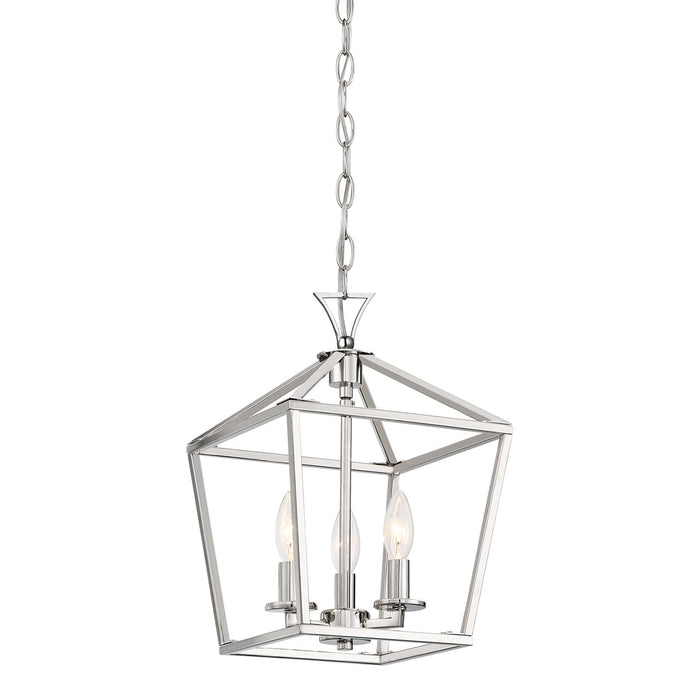 Savoy House 3-420-3-109 Three Light Pendant, Polished Nickel