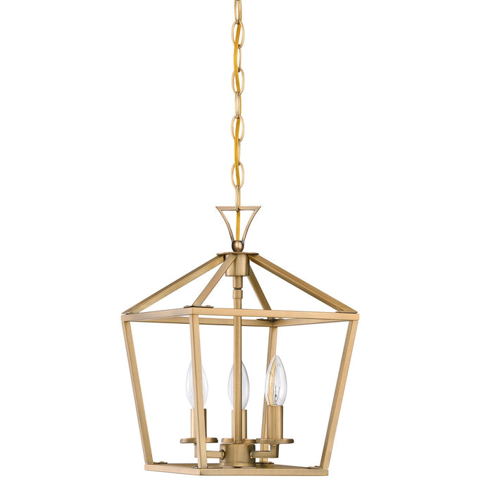 Savoy House 3-420-3-322 Three Light Pendant, Warm Brass