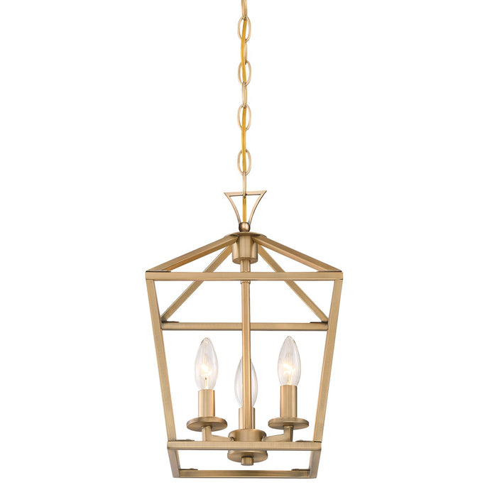 Savoy House 3-420-3-322 Three Light Pendant, Warm Brass