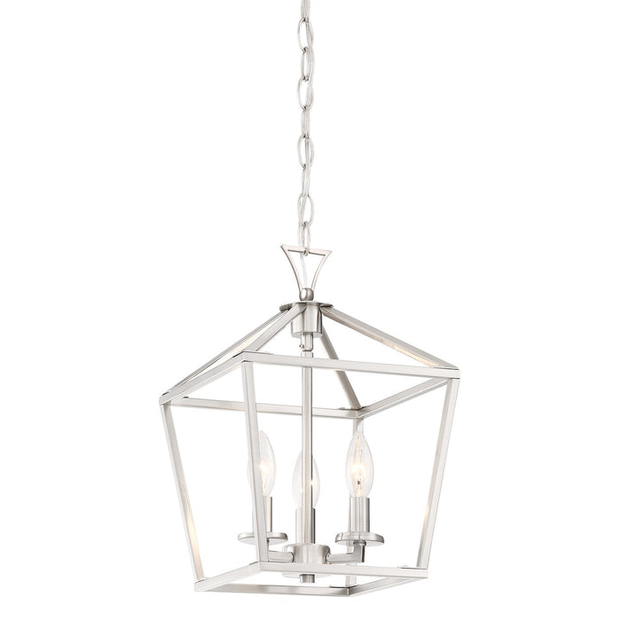 Savoy House 3-420-3-SN Three Light Pendant, Satin Nickel