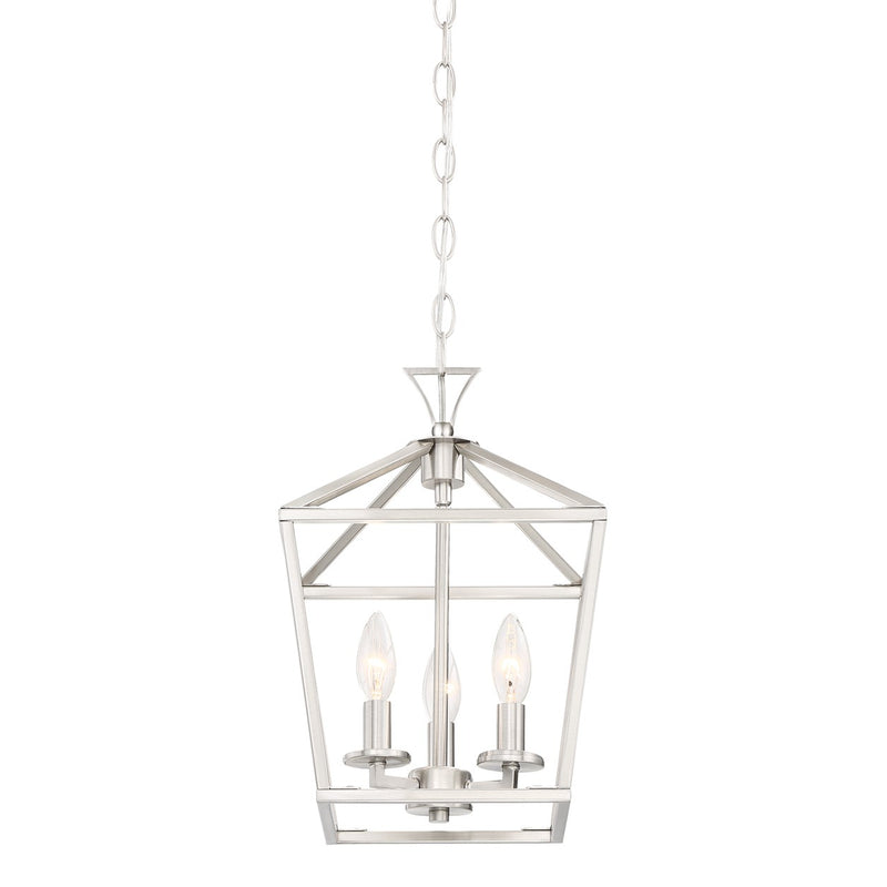 Savoy House 3-420-3-SN Three Light Pendant, Satin Nickel