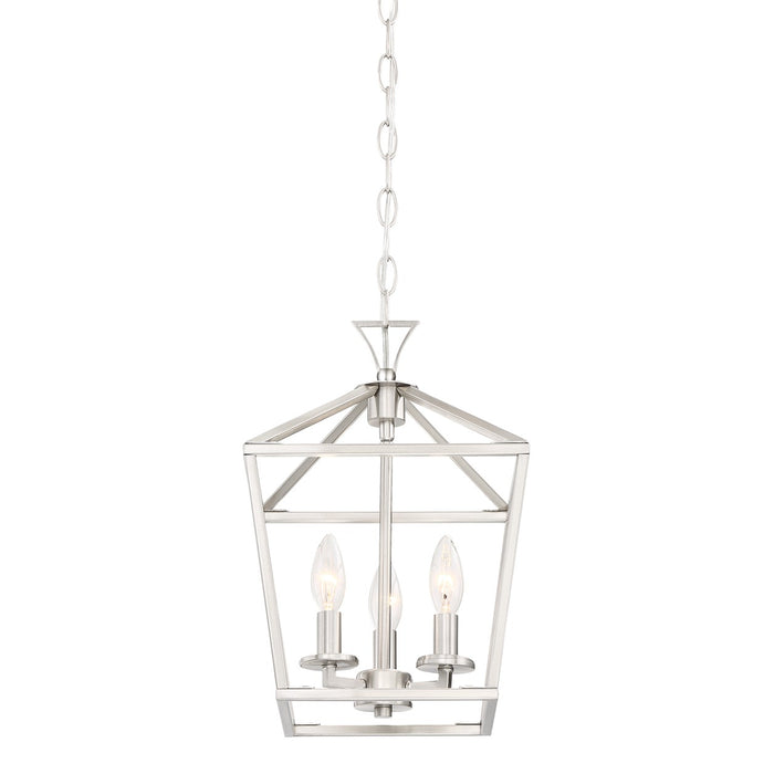 Savoy House 3-420-3-SN Three Light Pendant, Satin Nickel