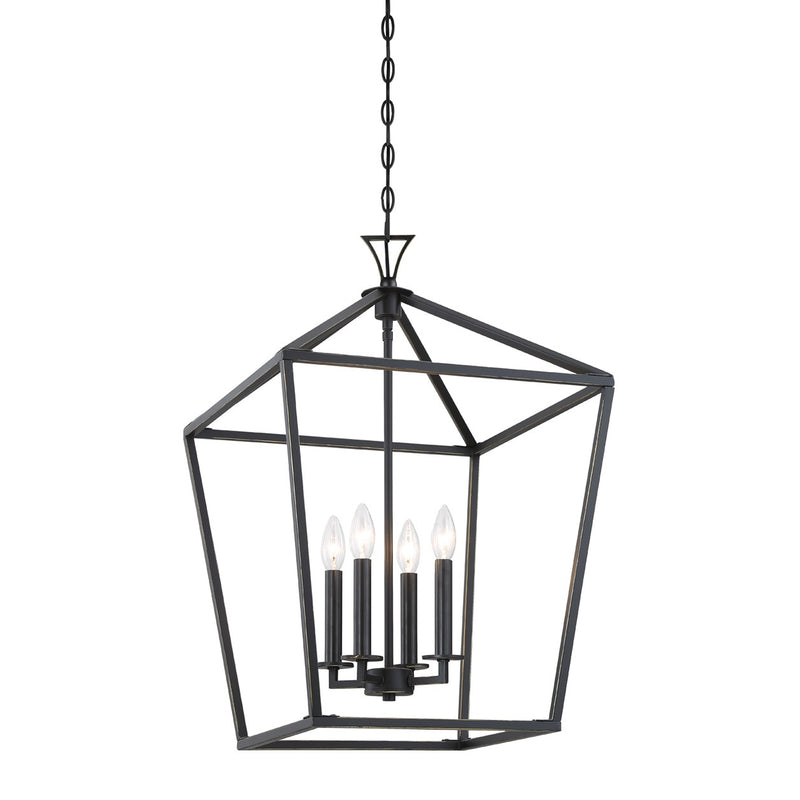 Savoy House 3-421-4-44 Four Light Pendant, Classic Bronze