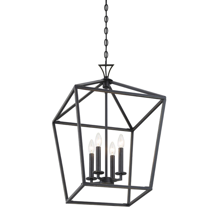 Savoy House 3-421-4-44 Four Light Pendant, Classic Bronze