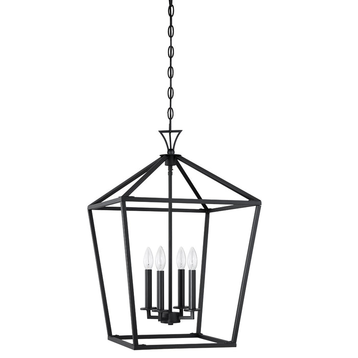 Savoy House 3-421-4-89 Four Light Pendant, Matte Black