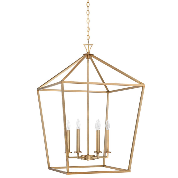 Savoy House 3-422-6-322 Six Light Pendant, Warm Brass
