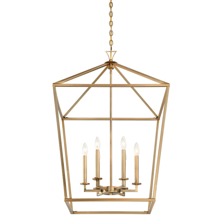 Savoy House 3-422-6-322 Six Light Pendant, Warm Brass