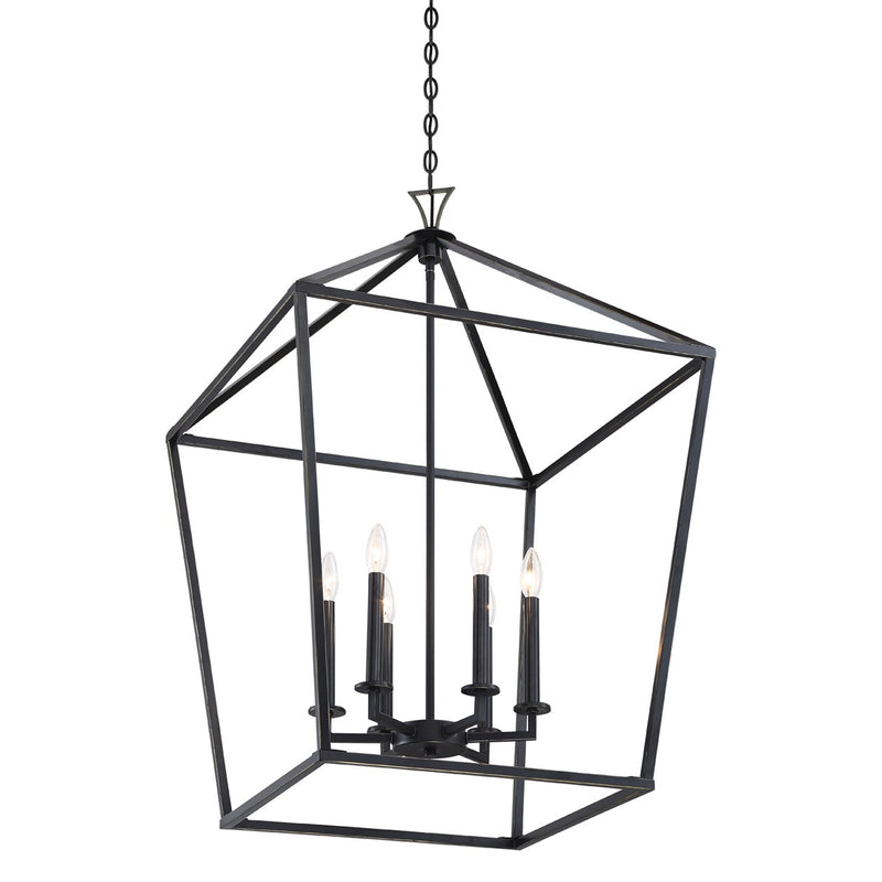 Savoy House 3-422-6-44 Six Light Pendant, Classic Bronze