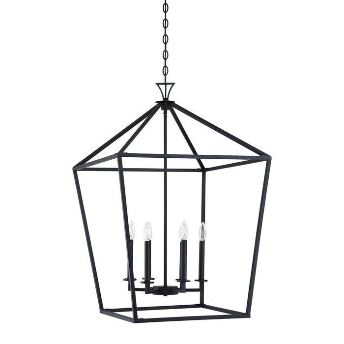 Savoy House 3-422-6-89 Six Light Pendant, Matte Black