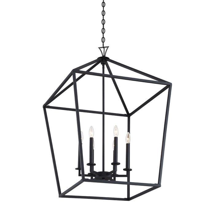 Savoy House 3-422-6-89 Six Light Pendant, Matte Black