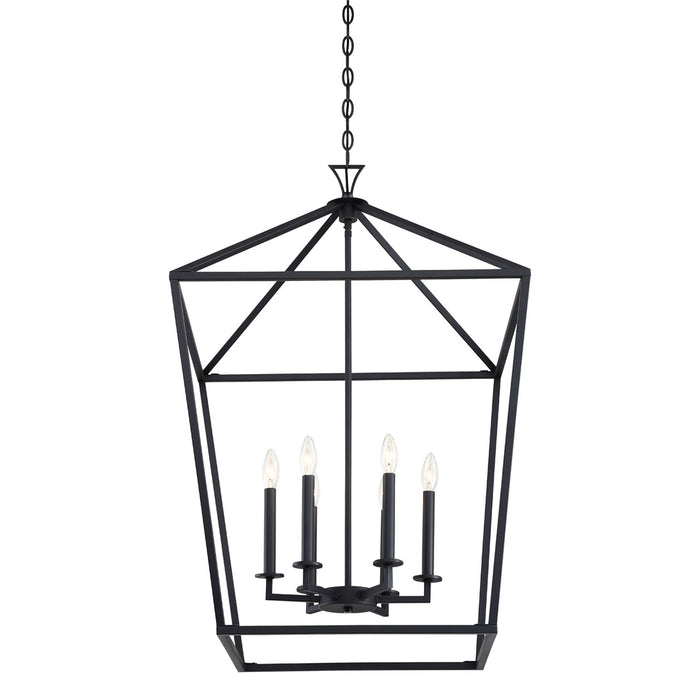 Savoy House 3-422-6-89 Six Light Pendant, Matte Black