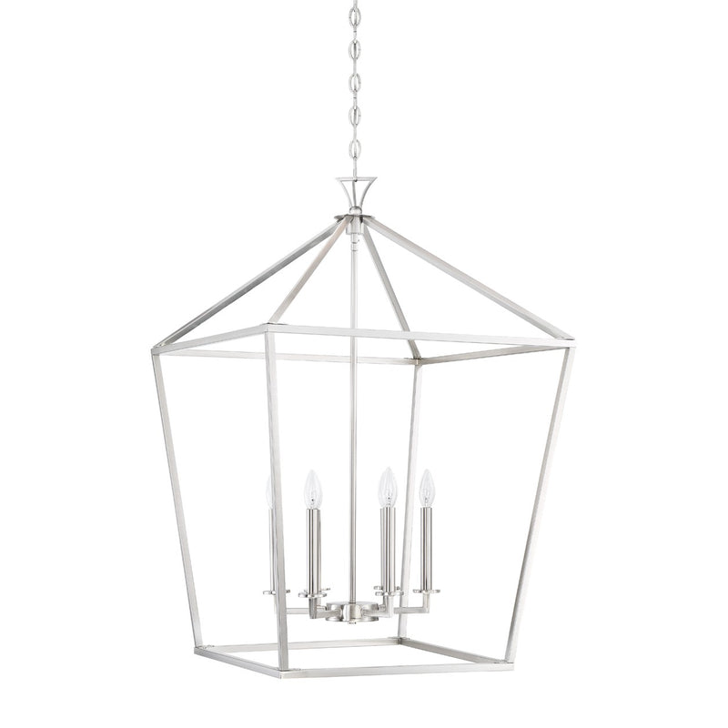 Savoy House 3-422-6-SN Six Light Pendant, Satin Nickel