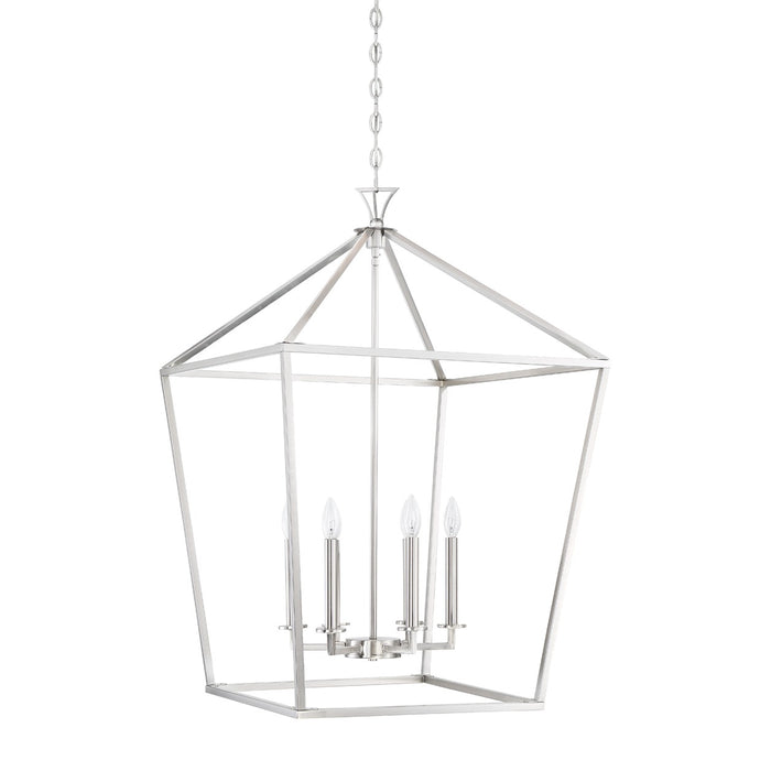 Savoy House 3-422-6-SN Six Light Pendant, Satin Nickel
