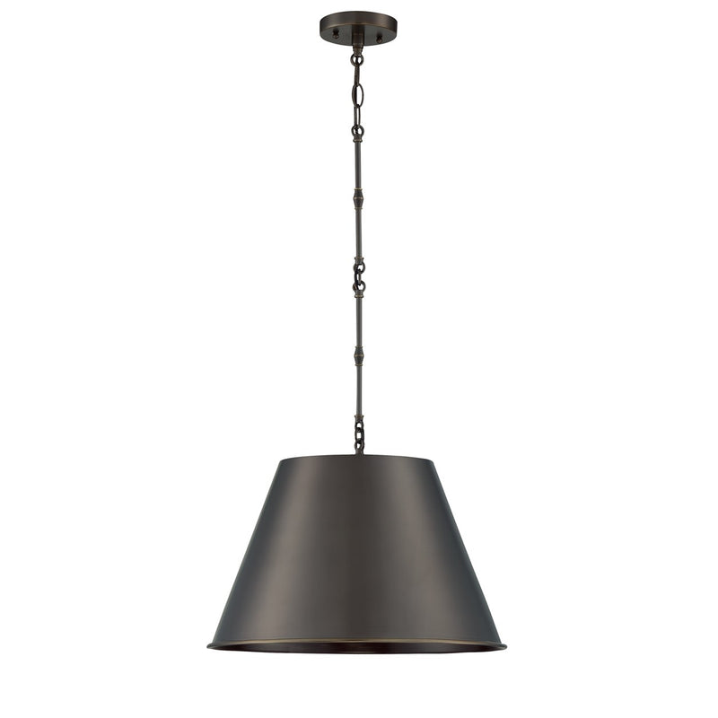 Savoy House 7-231-1-323 One Light Pendant, Old Bronze