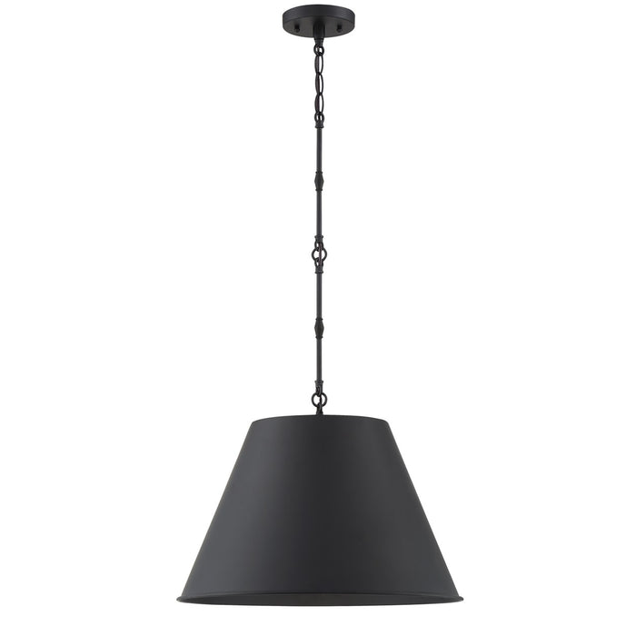 Savoy House 7-231-1-89 One Light Pendant, Matte Black