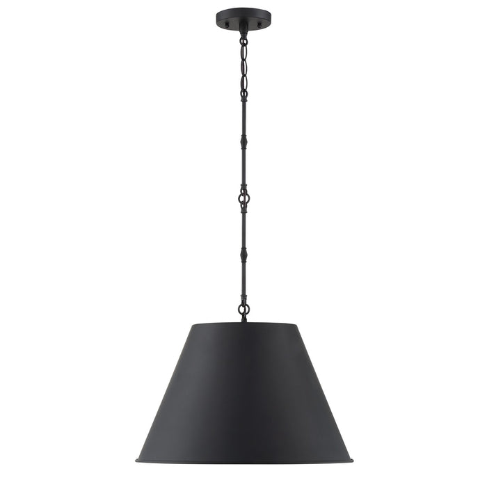 Savoy House 7-231-1-89 One Light Pendant, Matte Black