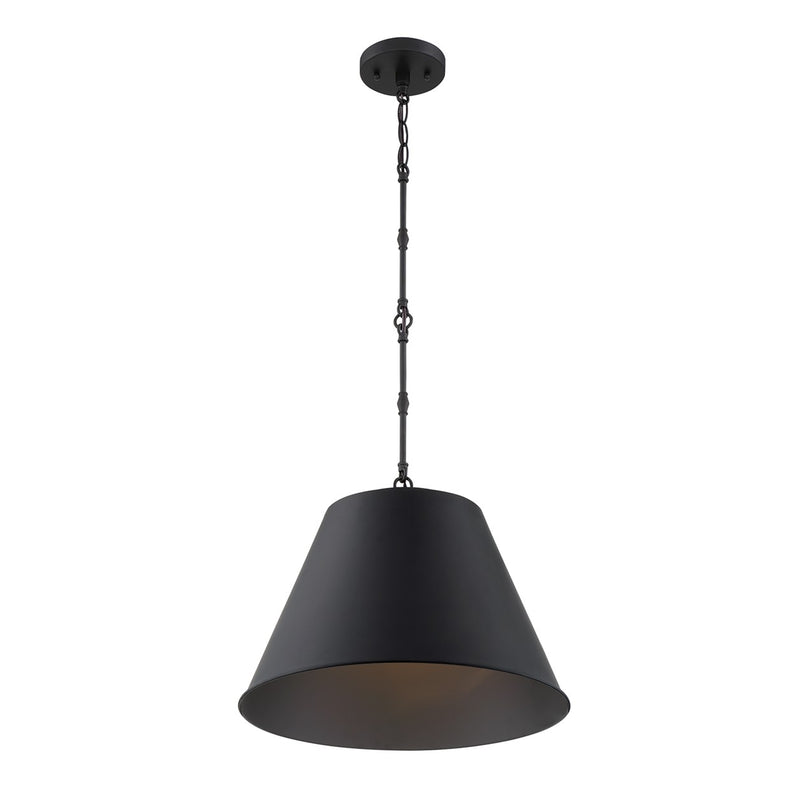 Savoy House 7-231-1-89 One Light Pendant, Matte Black