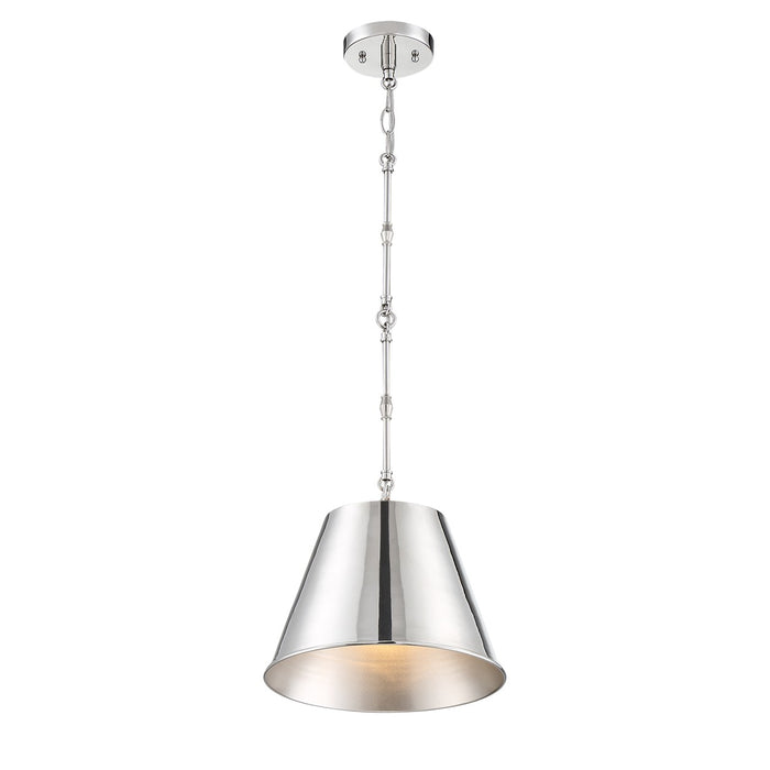 Savoy House 7-232-1-109 One Light Pendant, Polished Nickel