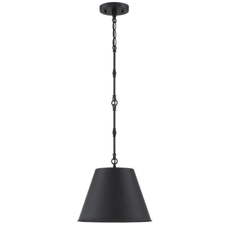 Savoy House 7-232-1-89 One Light Pendant, Matte Black