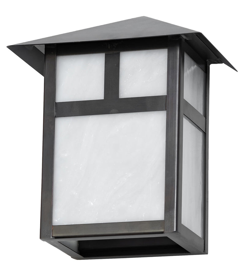 Meyda Tiffany 123600 One Light Wall Sconce, Craftsman Brown