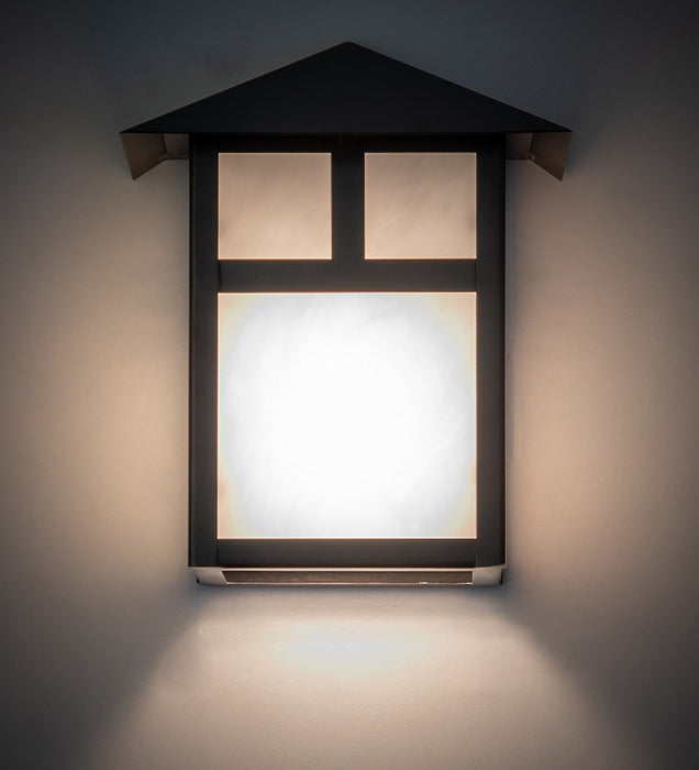 Meyda Tiffany 123600 One Light Wall Sconce, Craftsman Brown