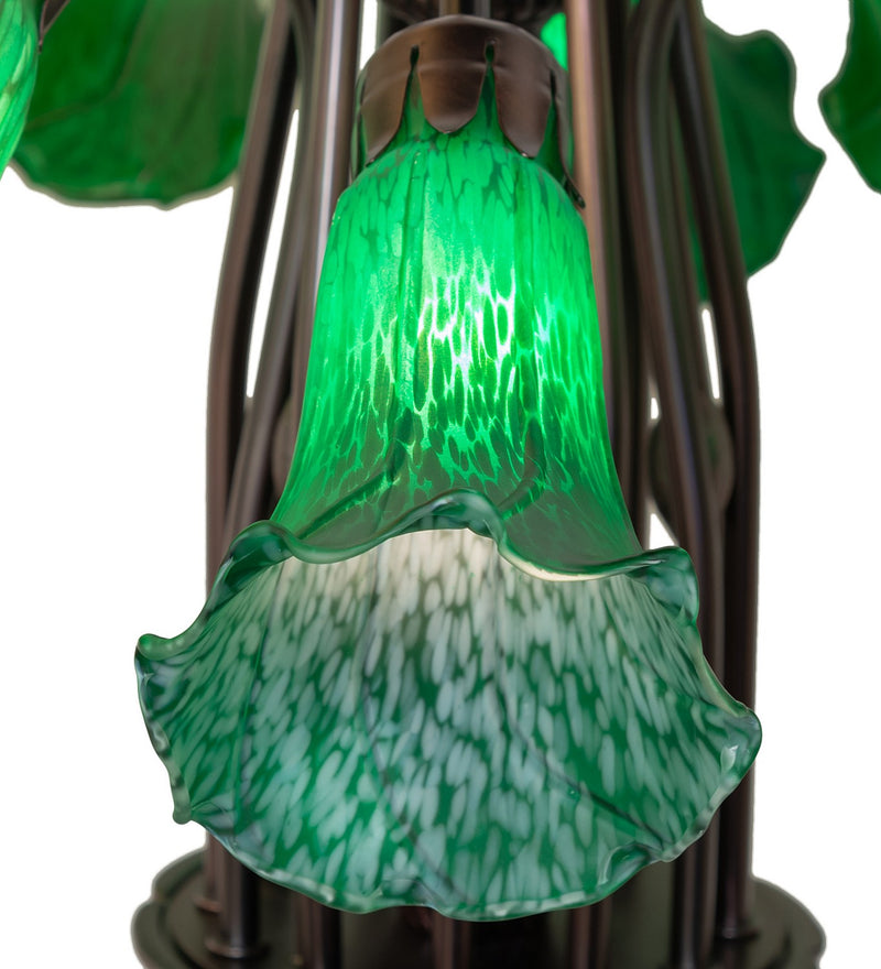 Meyda Tiffany 14136 12 Light Chandelier, Mahogany Bronze